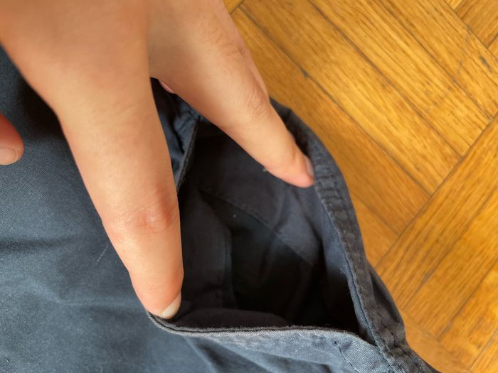Short neuf garçon bleu marine H&M 14ans - photo numéro 2