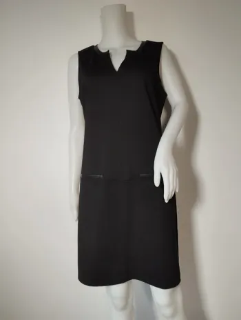 Robe avec similicuir Camaïeu taille 40