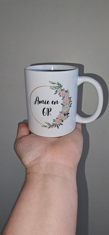 Mug amie en OR