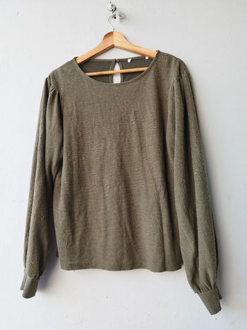 Blouse verte kaki femme taille M