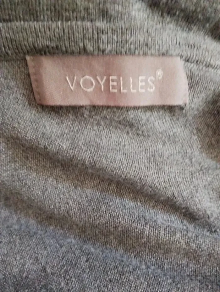 🌸Robe Grise MC Voyelles Taille Unique 🌸 - photo numéro 5