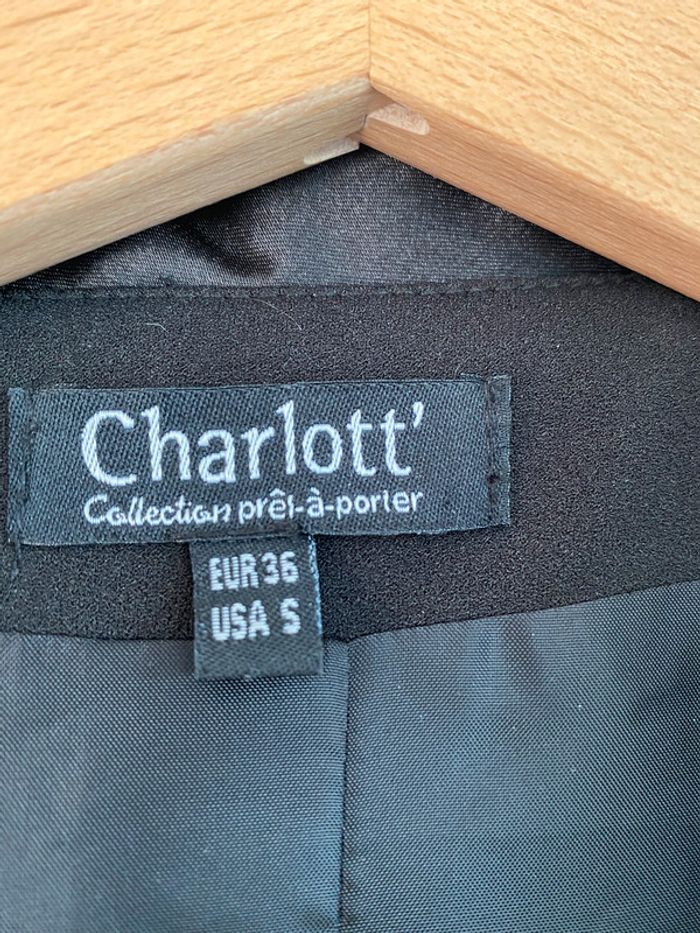 Veste noire 34 noté 36 charlott’ - photo numéro 5