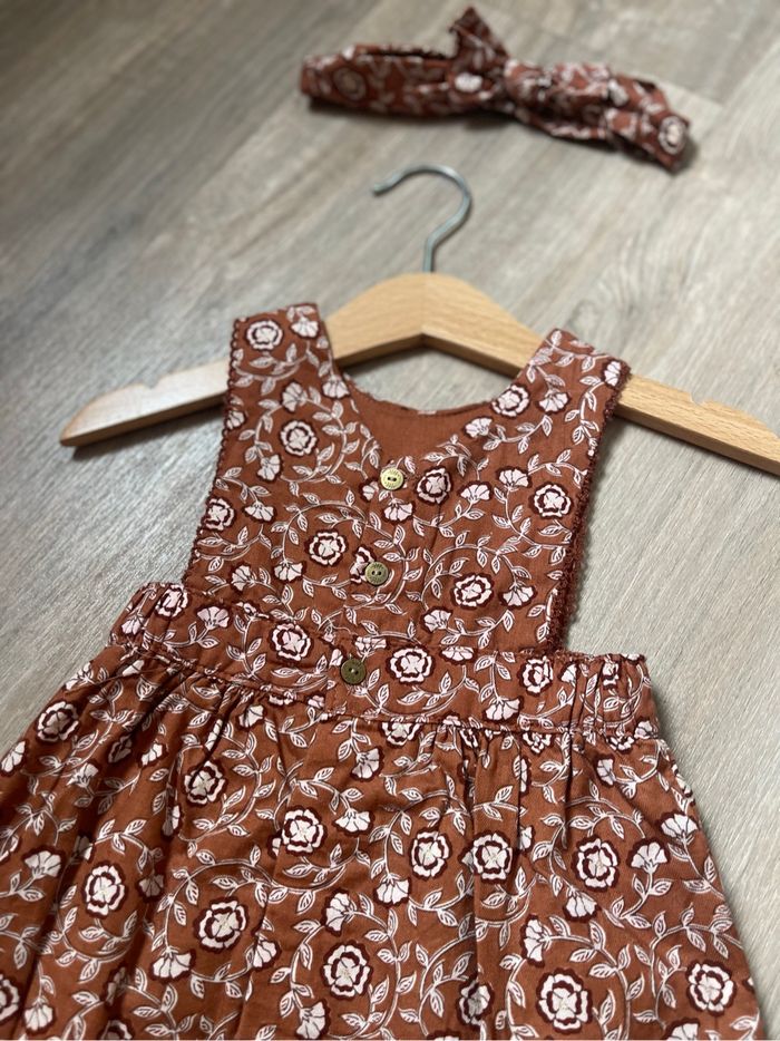 Robe bebe fille sergent major + bandeau - photo numéro 3