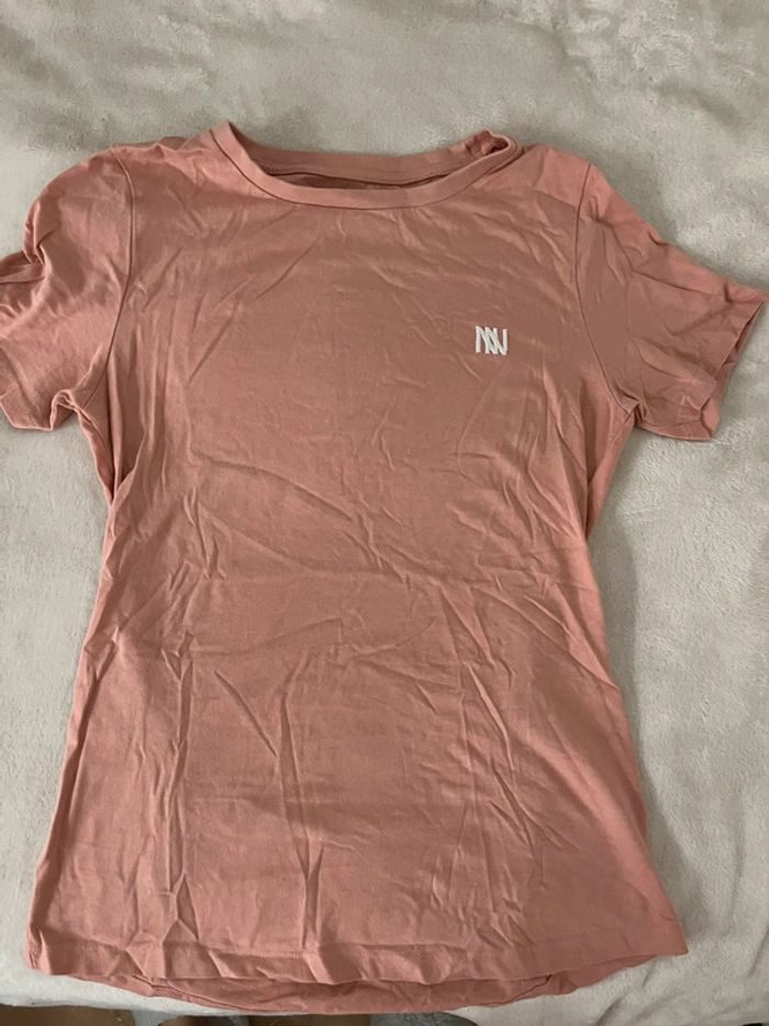 t-shirt rose pale dorotennis