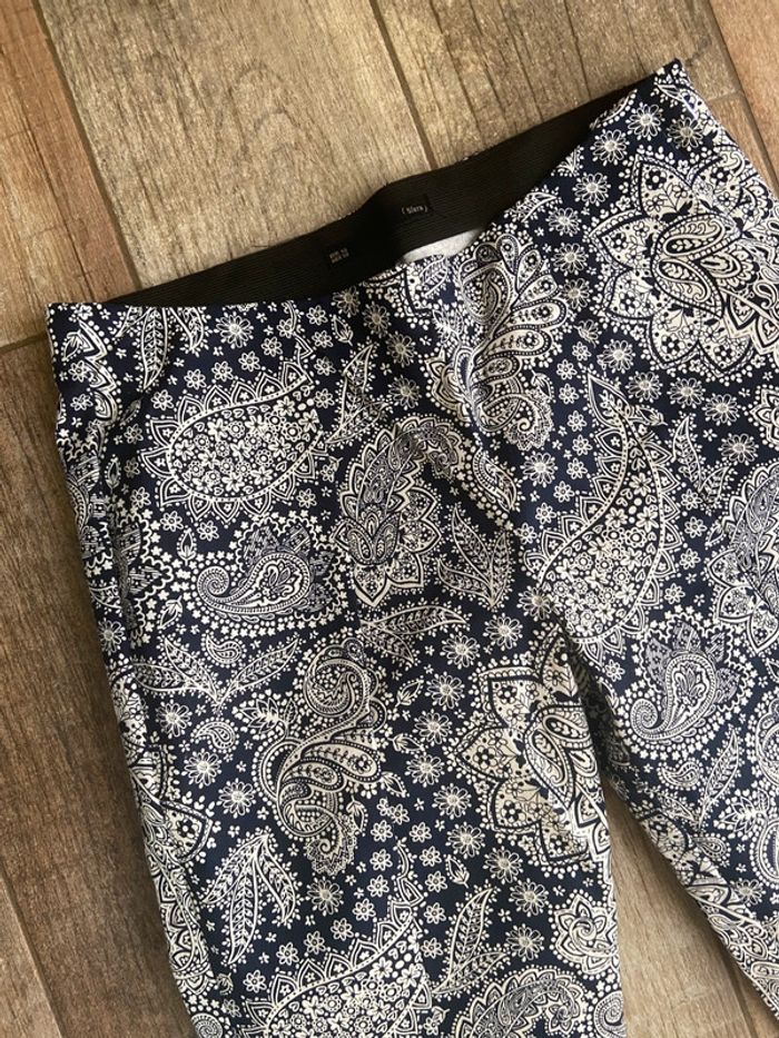 Pantalon court femme imprimé stretch - photo numéro 3