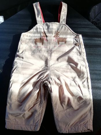 Salopette doublé polaire mixte 6 mois