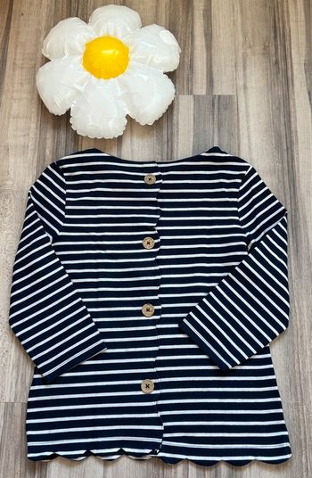 T-shirt manche longue marinière