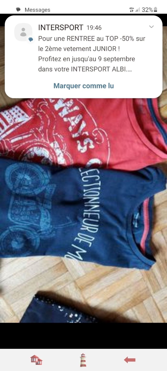 Lot t-shirt + polos - photo numéro 3