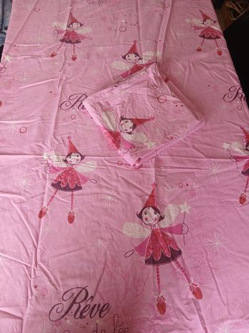 Parure housse + taie oreiller Petites fées