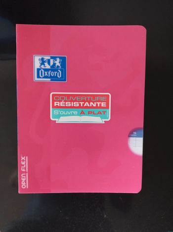 Lot de 6 cahiers oxford neuf 96 pages 17*22 cm