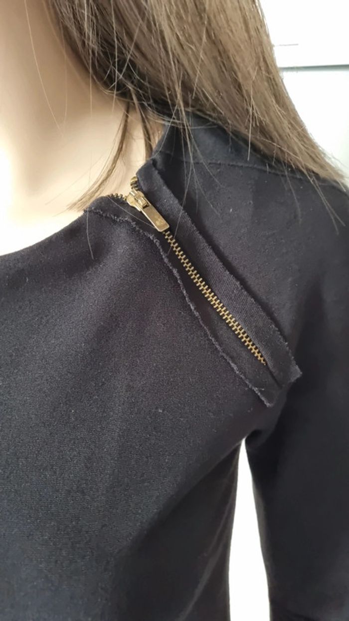 Robe Maje noire moulante - photo numéro 2