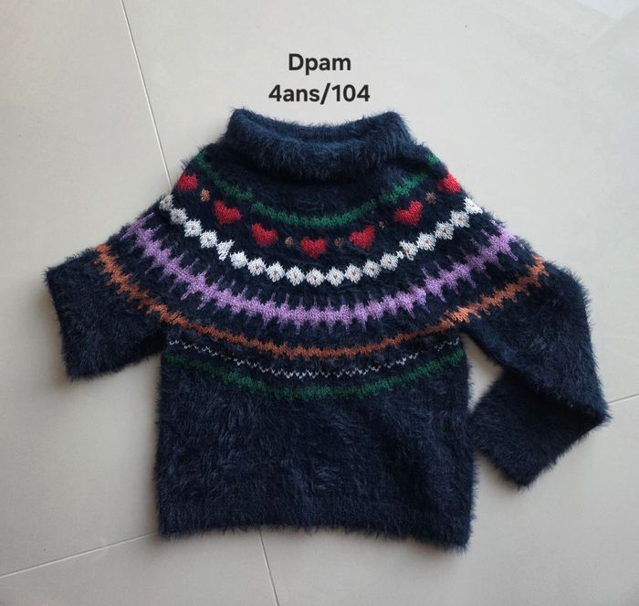 Pull dpam 4 ans fille ille