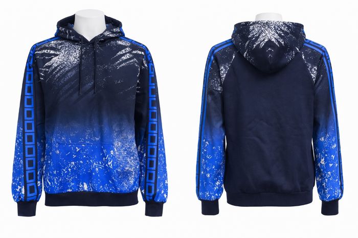 Sweat Urban bleu & noir – Style street – Taille 12/13 ans - photo numéro 2