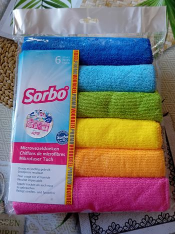 Lots de 6 chiffons micro fibre 