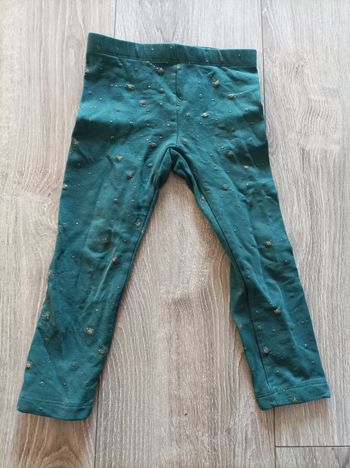 Legging vert 4 ans