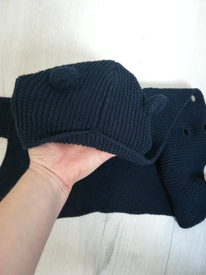 Veste à capuche kiabi 1-3mois - photo numéro 5