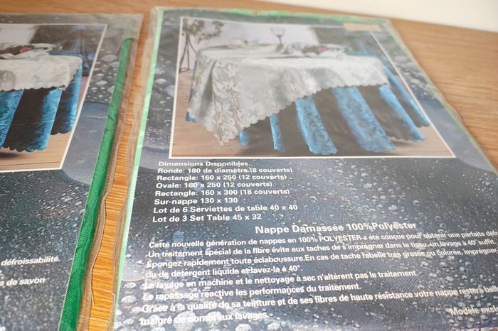 🌿 12 serviettes de table en tissus - 40 x 40 cm - VPCE 🌿 - photo numéro 7