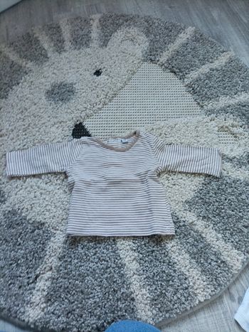 T shirt manche longue 1 mois