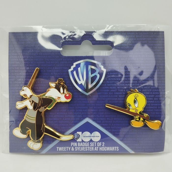 WARNER - SET DE 2 PIN'S TITI ET GROS MINET À POUDLARD