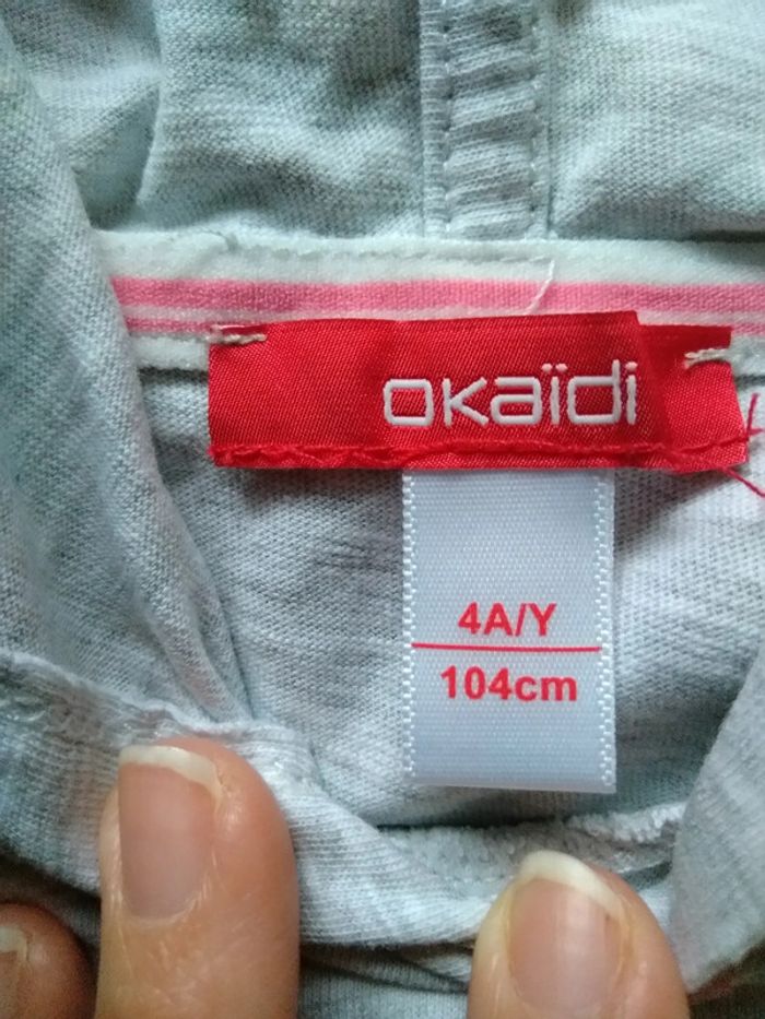 Sweat léger, okaidi, taille 4 ans - photo numéro 2