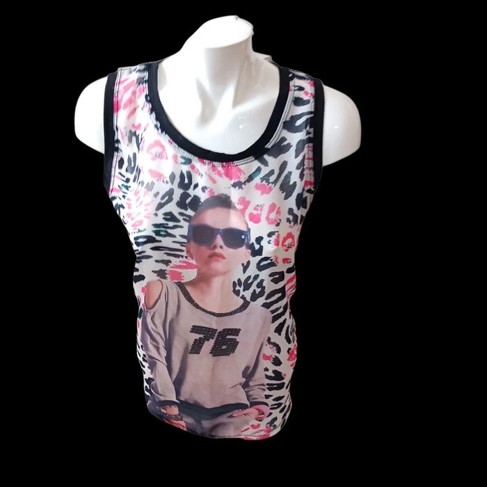 Tee-shirt femme taille l/xl paris et moi fashion - photo numéro 7