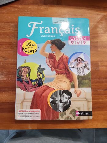 Livre : Français/ livre unique