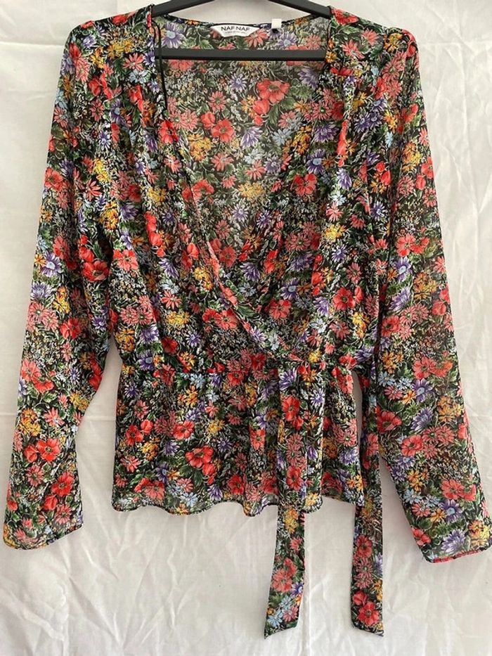 blouse Naf Naf noir taille M