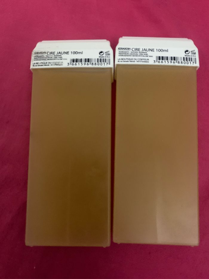Lot de 2 cire miel