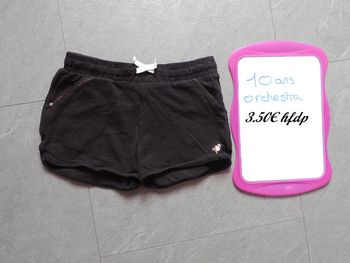 short orchestra taille 10 ans