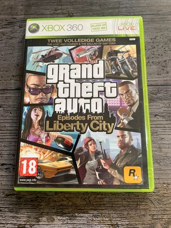 Grand Theft Auto Ep From Liberty City - Xbox 360 Complet Version Hollandaise🇳🇱