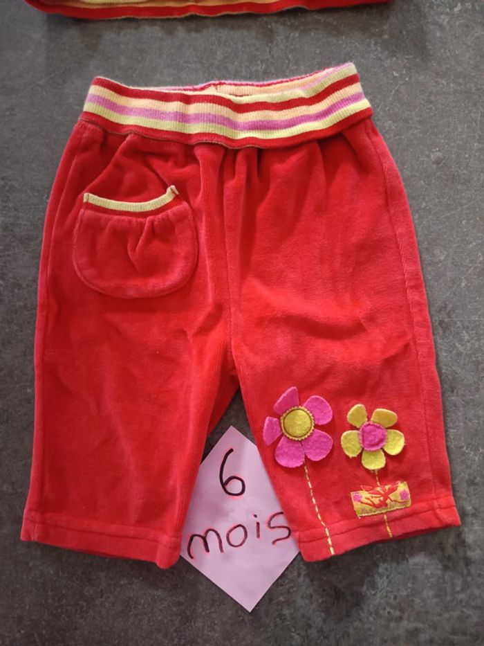 Survêtement rouge 6 mois - photo numéro 2