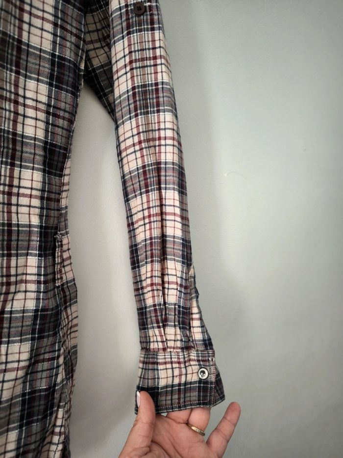 Robe tunique chemise à carreaux IKKS – Taille L - photo numéro 4