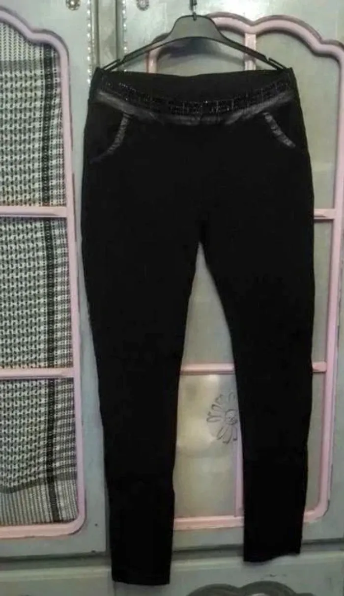 Pantalon noir strass - photo numéro 2