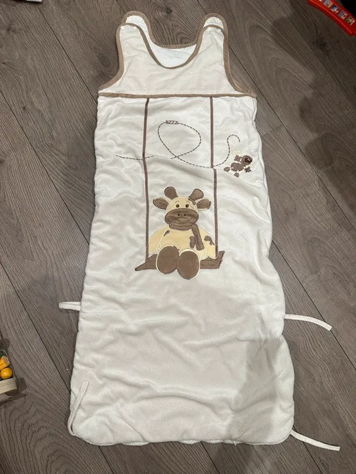 Gigoteuse velour girafe 12-36 mois