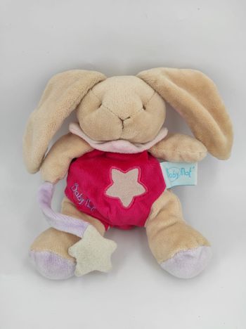 Doudou Lapin étoile Luminescent Baby Nat'
