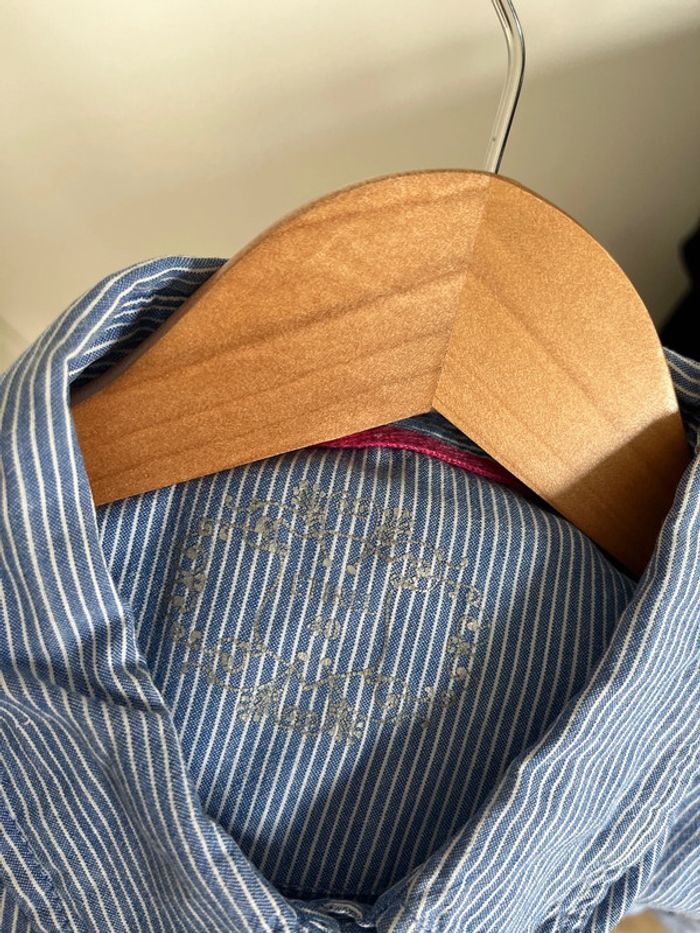 Chemise bleu à rayures taille 40 - photo numéro 15