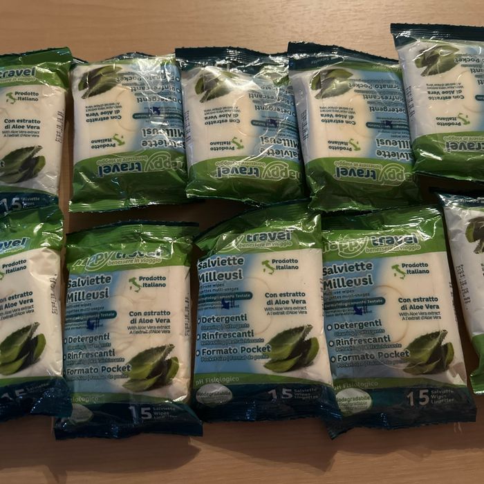 Lot de 10 paquets de lingettes aloe Vera neuf