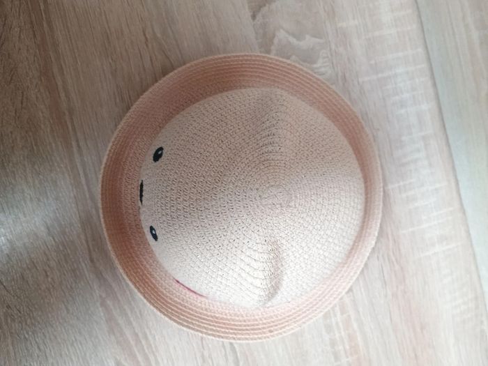 Chapeau de paille fille ours - photo numéro 2