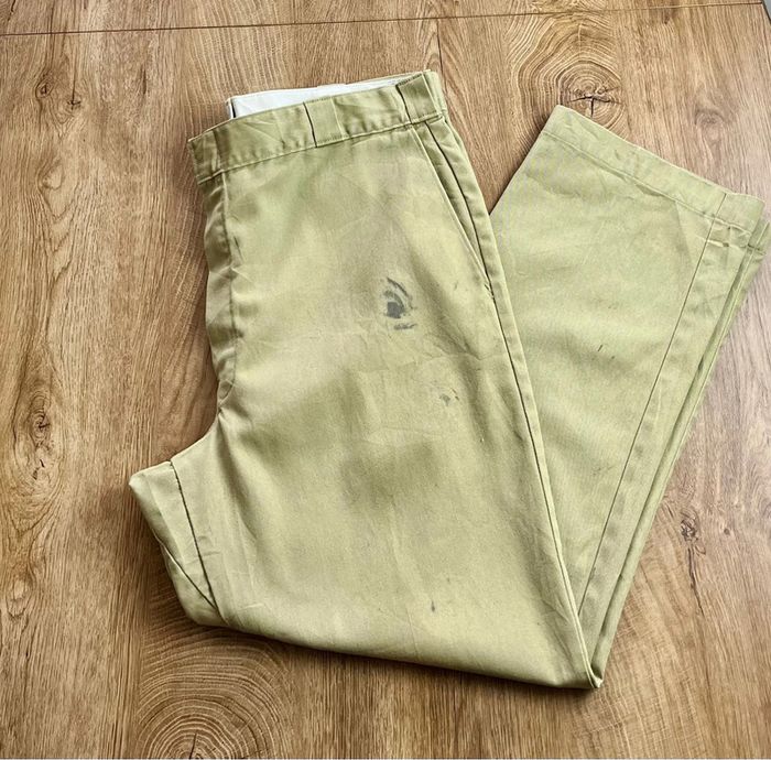 Pantalon champagne (marron clair) Dickies pour homme, taille W 40 x 30 (50 taille française) - photo numéro 5