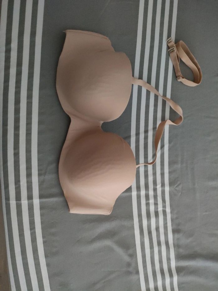 Soutien gorge bandeau rouge gorge - photo numéro 2