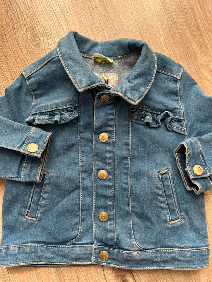 Veste en jean fille 18 mois - photo numéro 3
