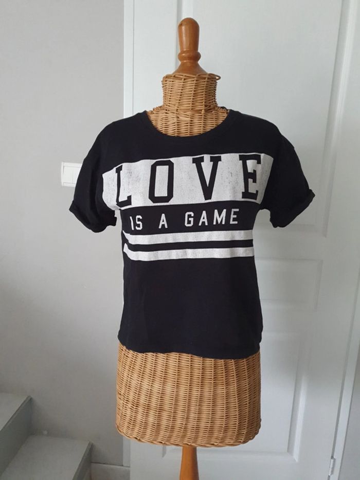 t-shirt noir taille 1 cache cache GA1 - photo numéro 2