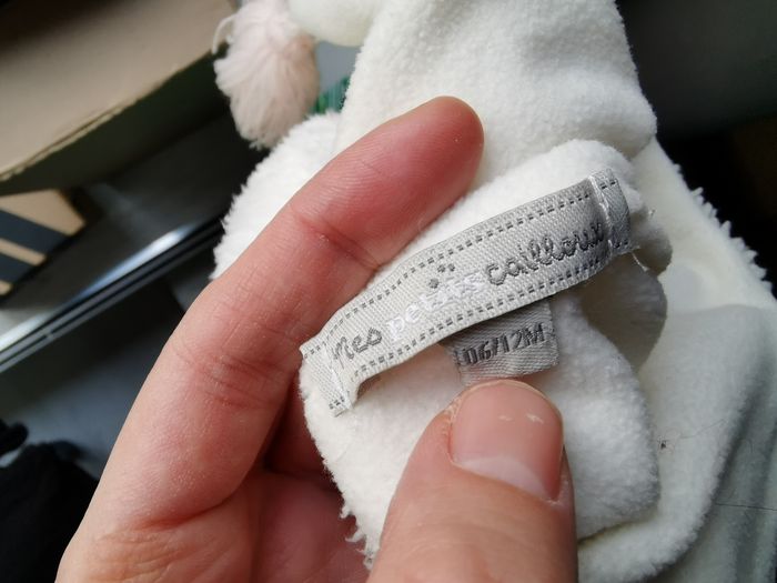 Bonnet cache cou moufle 6 a 12 mois mes petits cailloux - photo numéro 3