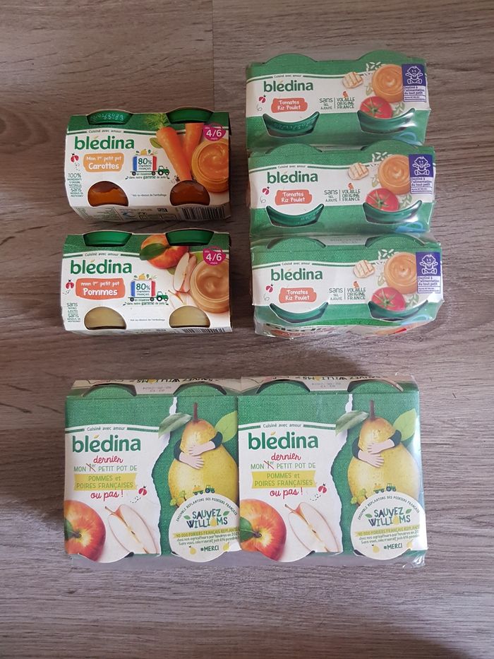 Repas bébés 4/6 mois