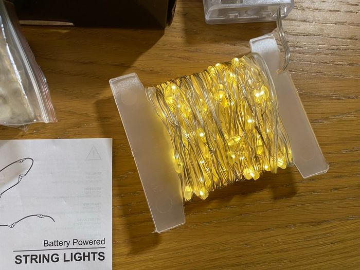 NEUF Guirlande lumineuse LED Photo clip - photo numéro 8