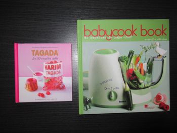 Livre Babycook 85 recettes Papa Chef et Tagada 30 recettes culte