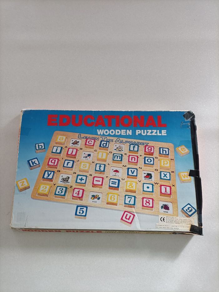 Jeu alphabet en bois - photo numéro 6