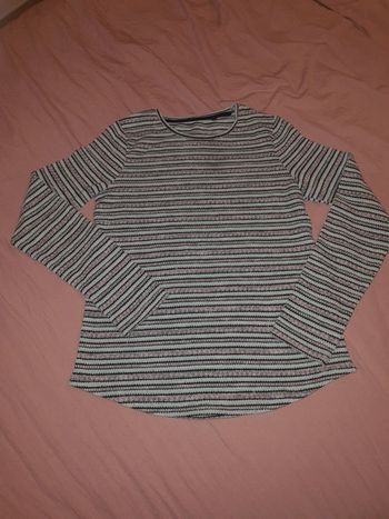 Haut manche longue a rayures