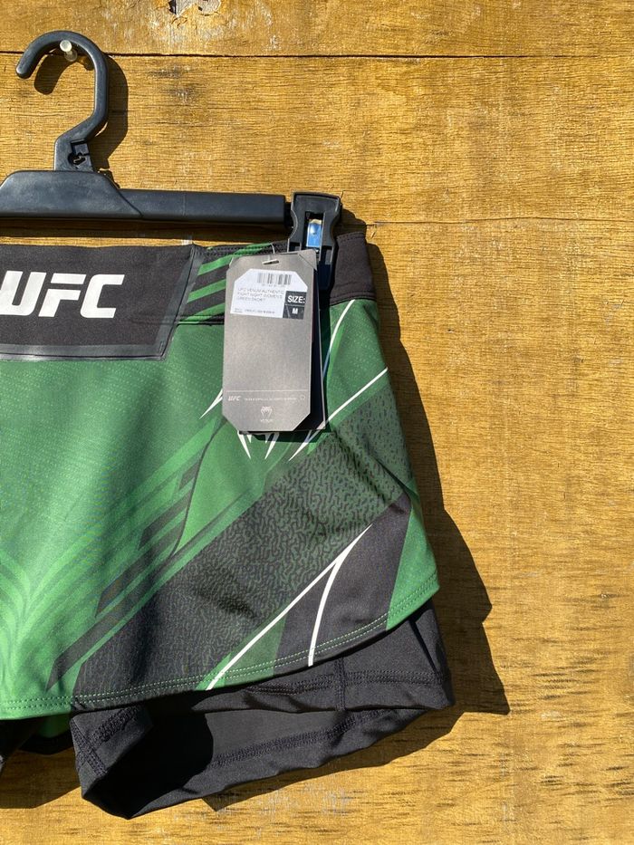 Short de boxe Mma venum x ufc Noir et vert - photo numéro 2