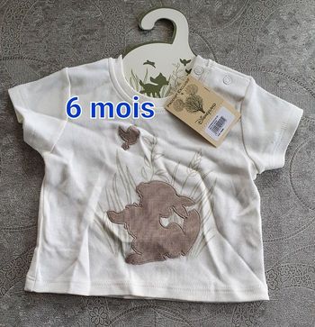 T-shirt Panpan 6 mois Neuf